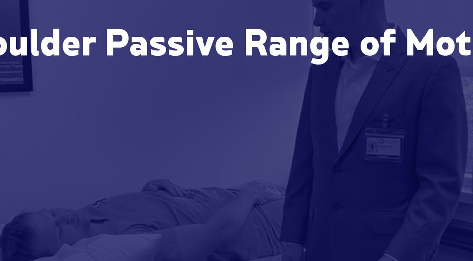 Dr. Luke Austin of Rothman Orthopaedics discusses Shoulder Passive Range of Motion