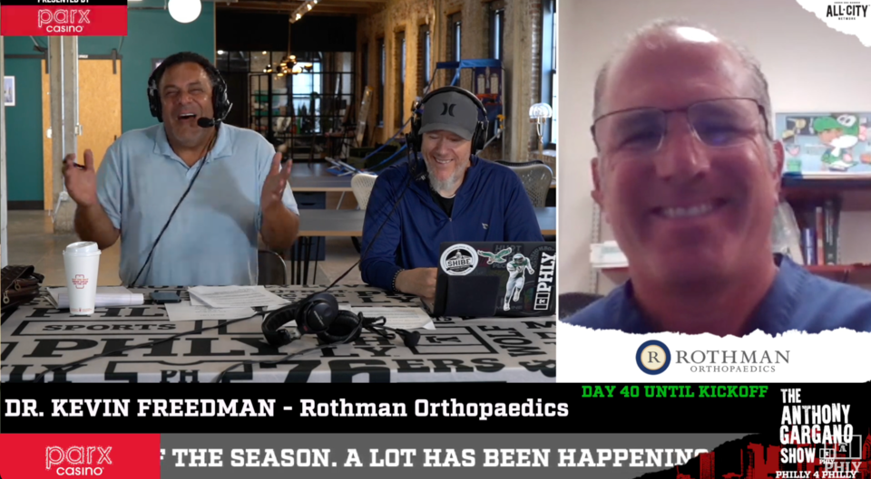 Recovering from a Torn Patellar Tendon: Rothman x PHLY - Dr. Kevin Freedman