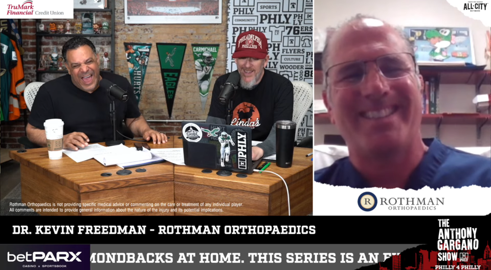 Long Term Effects of Orthopedic Injuries in Football: Rothman x PHLY - Dr. Kevin Freedman