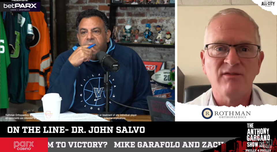 Returning to Play After a Meniscus Tear: Rothman x PHLY - Dr. John Salvo