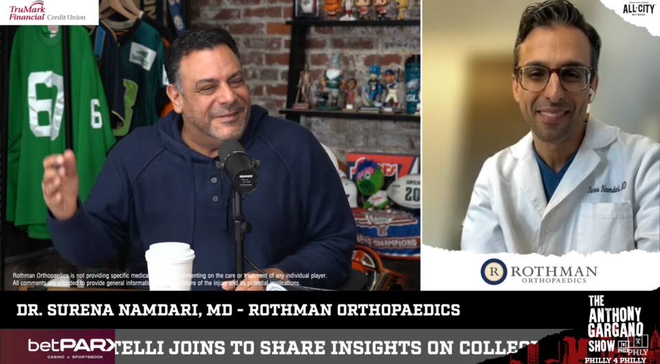 Deep Vein Thrombosis in the Shoulder: Rothman x PHLY - Dr. Surena Namdari